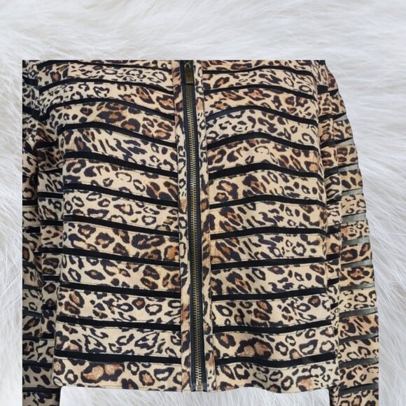 🐆 Ark & Co Animal Print Cropped Jacket – Size L (M/L Fit) 🐆 - Picture 7 of 9